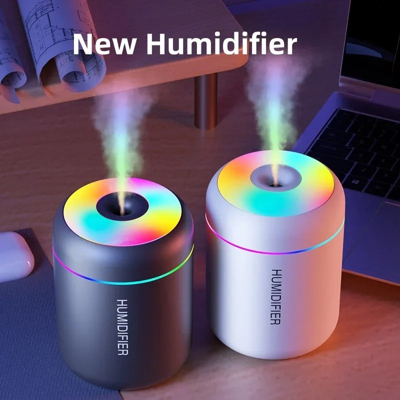 Muzax 180ml USB Electric Air Humidifier and Aroma Diffuser with LED Light