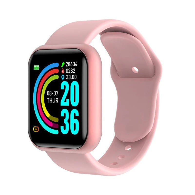 Muzax Smart Fitness Watch - Bluetooth Wellness Tracker with Music Control for Android & iOS